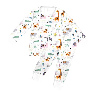 Conjunto de Pijamas de Seda de Leche Lavables con Estampado Personalizado de 2 Piezas para Niños, Estilo Familiar Navideño, Venta al por Mayor - Product Image 5