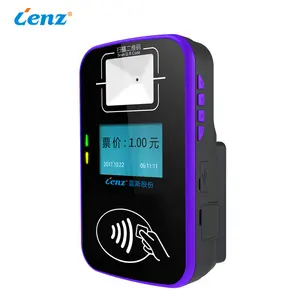 EMV L1 L2 NFC Bus Pos Validator QR Code NFC Smart Card Validator For Bus Cashless Ticketing 4g Wifi Gps Linux Operation System