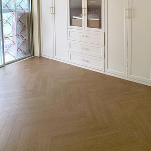 Parquet en bois de luxe Parquet en bois massif de chêne à chevrons <span class=keywords><strong>Versailles</strong></span> pour immeuble résidentiel - Product Image 3