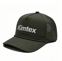 Casquette de baseball en polyester respirante, ajustable, découpée au laser, personnalisée en gros par l'usine, pour promotion