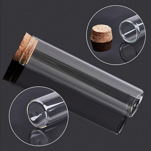 Flacon <span class=keywords><strong>en</strong></span> <span class=keywords><strong>liège</strong></span> 100 ml, flacons <span class=keywords><strong>en</strong></span> verre, grand tube à essai avec <span class=keywords><strong>bouchon</strong></span> <span class=keywords><strong>en</strong></span> <span class=keywords><strong>liège</strong></span>, <span class=keywords><strong>diamètre</strong></span> du flacon 47 mm - Product Image 4