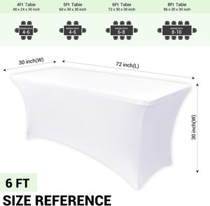Rectangular 100% Polyester Waterproof Disposable Advertisement Conference Office Exhibition <b>Tablecloth</b> Logo Printing Customized - Product Image 3