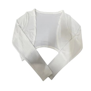White Ice Silk Sun Protection Cardigan Thin Vest Shawl Women Summer UPF50 Solid Color Simple Style Outer Layer For Camisole - Product Image 5