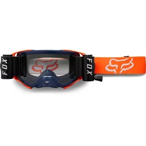 Gafas Deportivas Fox Airspace Stray Fluorescent Orange Navy Blue Roll Off - Product Image 1