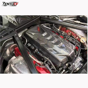Capot en fibre de carbone C8 - Convient pour la <span class=keywords><strong>Corvette</strong></span> C8 2020+ - Couvercle de moteur en fibre de carbone adaptable - Product Image 5