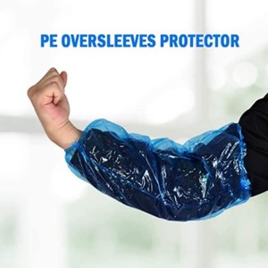 SJ vente en gros couvercle <span class=keywords><strong>de</strong></span> manchon <span class=keywords><strong>de</strong></span> bras jetable en polyéthylène 18 "manchons <span class=keywords><strong>de</strong></span> bras jetables bleus en plastique pour la <span class=keywords><strong>cuisine</strong></span> et le tatouage - Product Image 2