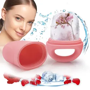 2024 New Food Grade Silicone Roller Skin Care Cube Facial Massager Multifunction Ice Roller For Face And Eye Ice Ball Mold