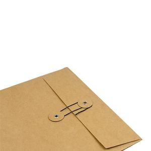 ซองกระดาษคราฟท์ 300 แกรม แบบกำหนดเอง สำหรับใส่เสื้อผ้าสุดหรู พร้อมกระดุม - Product Image 3