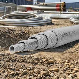 Lszh Electrical 20mm ondulé PVC et HDPE <span class=keywords><strong>Conduit</strong></span> <span class=keywords><strong>flexible</strong></span> Conduits et raccords pour câblage électrique - Product Image 6
