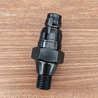 Adaptateur fileté mâle TENGRUI DDBI M22 en acier haute résistance, finition noire, garantie 1 an pour accessoires de machine de forage à noyau diamanté