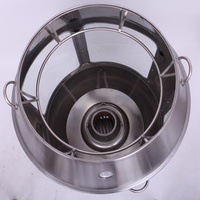 Nouveau Four de Cuisson Visiblement Visible à Double Combustible (Charbon et Gaz) 80cm en Acier Alimentaire pour Rôtir l'Oie, le Porc, le Poulet Croustillant, Portable et Grand Format