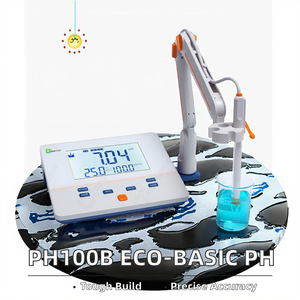 Medidor de <span class=keywords><strong>pH</strong></span> de Bancada Eco-Basic PH100BD com Desligamento Automático e Função de Reset, Material Plástico, Suporte OEM ODM para Testes Ambientais - Product Image 3