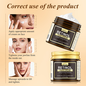 ครีมบำรุงผิวหน้าเรตินอลสูตรเฉพาะสำหรับแบรนด์ส่วนตัว (OEM) ช่วยให้ผิวกระจ่างใส กระชับ และชุ่มชื้น อ่อนโยนต่อผิว ไม่เหนียวเหนอะหนะ จัดส่งรวดเร็ว - Product Image 5