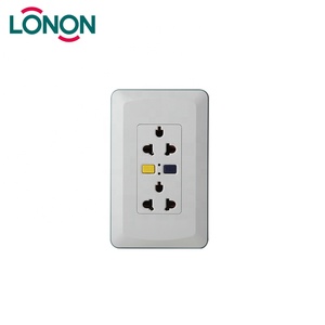 LONDON Mise À La Terre Standard 230 V 10A Tension nominale électrique interrupteur prise gfci prise murale - Product Image 3