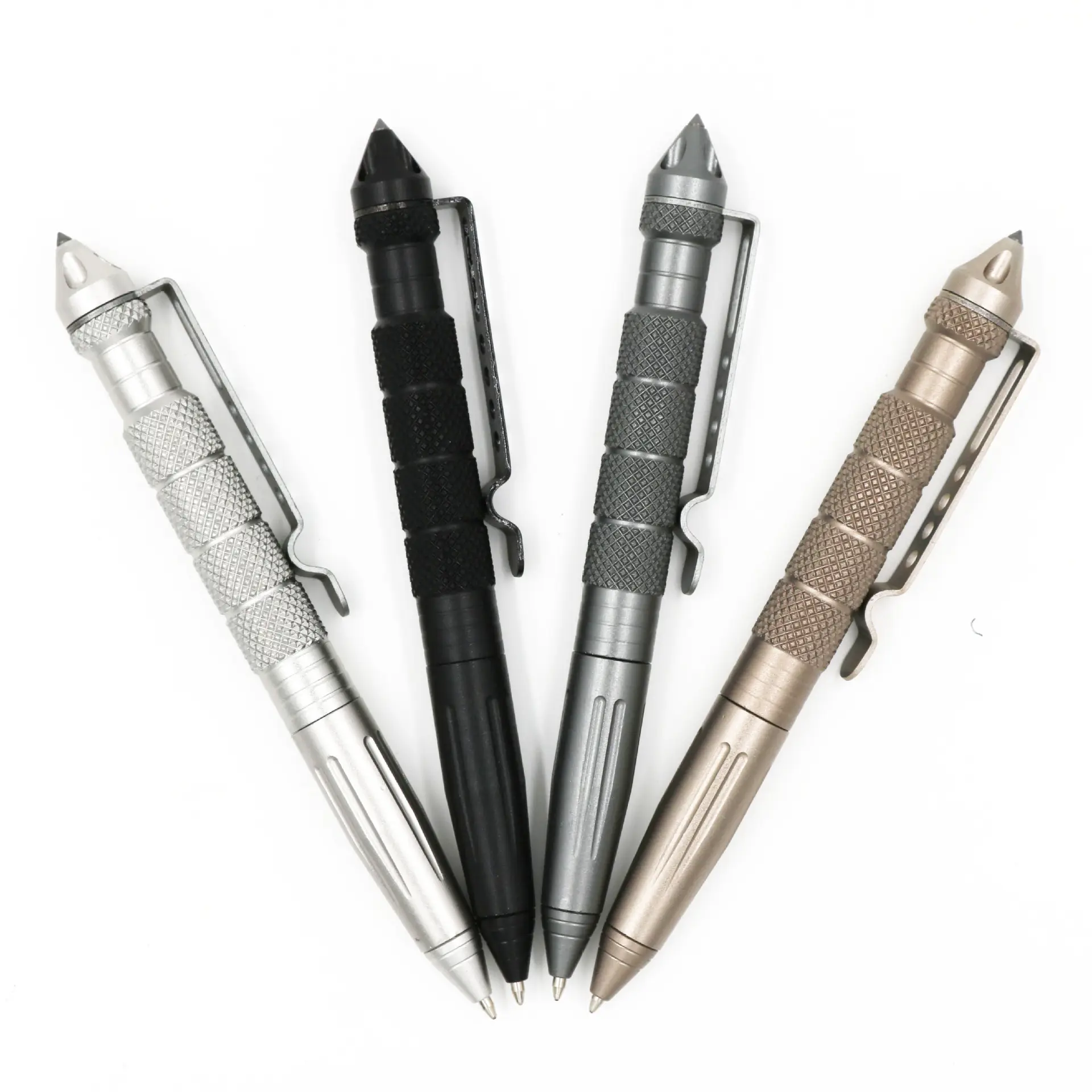 Aangepaste Outdoor Camping Reizen Geschenken Tactische Pen Glazen Breker Noodvliegtuig Aluminium Tactische Pen
