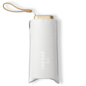 Parapluie de voyage miniature personnalisé pour femme avec logo personnalisé, design moderne, armature en fibre de verre, cinq plis - Product Image 6