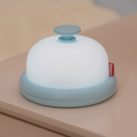 Luz Nocturna de Escritorio con Forma de Campana, Luz Blanca Suave Regulable, Recargable por USB, Lámpara de Noche para Dormitorio, Habitación Infantil, Decoración, Regalo para Niños