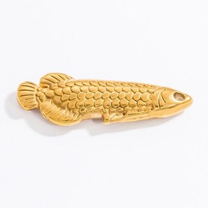 จี้รูปเต่าและปลาดาวสแตนเลสชุบทอง 18k สำหรับทำเครื่องประดับ DIY ของขวัญขายส่ง - Product Image 3