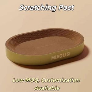 Customized Logo Recyclable Cat <b>Scratching</b> <b>Post</b> Pet Bed Corrugated Cardboard Wear-resistant and Chip-free Cat <b>Scratching</b> Board - Product Image 2