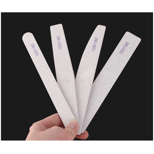 Placa <span class=keywords><strong>de</strong></span> esmeril con LOGO personalizado, <span class=keywords><strong>lima</strong></span> <span class=keywords><strong>de</strong></span> <span class=keywords><strong>uñas</strong></span> <span class=keywords><strong>de</strong></span> cebra, abrasiva, color gris, 80/100/120/150/180/240/320 - Product Image 2