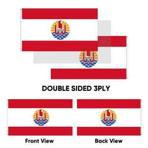 Оптовые флаги Французской Полинезии 3x5 футов, полиэстер 68D/100D, индивидуальный дизайн для всех стран, быстрая доставка, надежный поставщик, быстрое выполнение заказов - Product Image 4