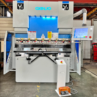 Presse plieuse CNC automatique de haute précision avec système de contrôle E21/DElEM/CYBELEC pour le façonnage des extrémités en acier inoxydable et en aluminium