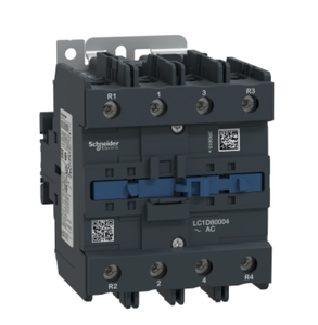 คอนแทคเตอร์แม่เหล็ก MT-Schneider LC1D80004E7 TeSys Deca 4 โพล 4NO สำหรับควบคุมมอเตอร์ในงานอุตสาหกรรม - Product Image 1