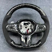 Volant sport en fibre de carbone personnalisé pour BMW G20 G22 G30 G31 G32 G42 G80 X4 X5 X6 X3m X4m X5m X6m F86 M340i M440i