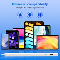 Lápiz Óptico Inteligente para Samsung Note 9 Lápiz Magnético para Tabletas y Teléfonos Android/iOS Lápiz Activo Universal para Redmi