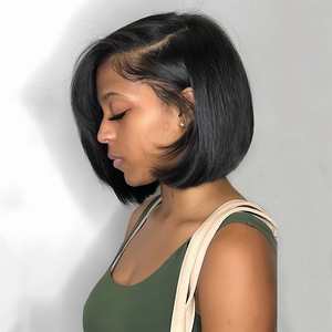 ลดราคาสุดคุ้ม! วิกผมบ๊อบสั้นแบบแสกข้างสำหรับผู้<span class=keywords><strong>หญิง</strong></span> ปี 2025 <span class=keywords><strong>ผม</strong></span>หยิกฟูเป็นธรรมชาติ วัสดุไฟเบอร์ทนความร้อนสูง คุณภาพดีจากบราซิลและเวียดนาม มีสินค้าพร้อมส่ง - Product Image 4
