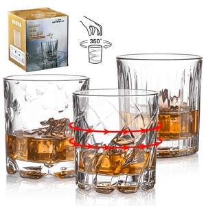 Vasos creativos Spinning Bourbon Rock, vaso de whisky de base pesada antiguo con función de vaso de chupito giratorio - Product Image 1