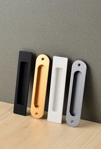 Aluminum Furniture Hidden Recessed Flush Pulls Handle Wardrobe Cabinet <strong>Door</strong> Embedded Hidden Handle for Kitchen &amp; Dresser Use - Product Image 5