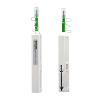 Stylo de nettoyage à fibre optique Stylo de nettoyage à fibre optique CLEP-25-C pour SC/ST/FC 2.5mm avec 800 + nettoie le type de poussée