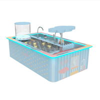 Eibele Set permainan air untuk anak-anak, Museum Sains desain kustom, perlengkapan bermain air interaktif, untuk Area permainan dalam ruangan