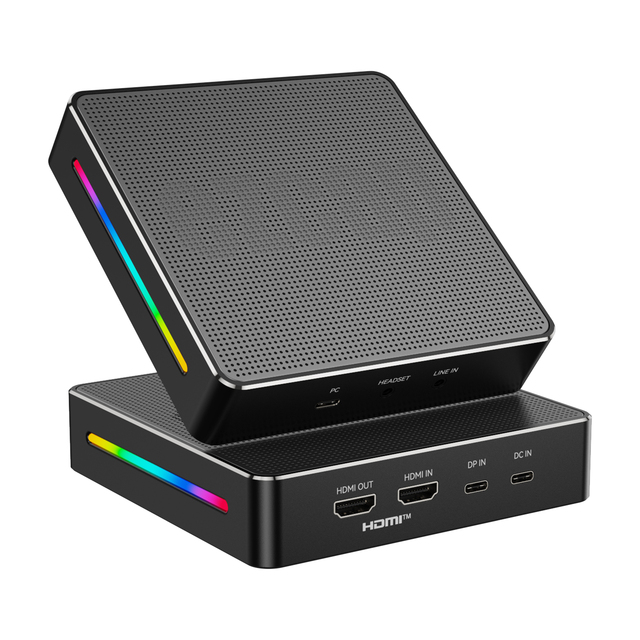 Ezcap404 USB 3.2 Gen2 HDMI2.1 USB-C DP Capture up to 4K144 with Ultra-Low Latency on Game Console on OBS for Streaming Recording