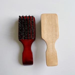 แปรงหวีผมไม้มหัศจรรย์เป็นมิตรกับสิ่งแวดล้อมขนาดกะทัดรัดขนแปรงคู่แบบแข็ง/ปานกลาง/อ่อน360สำหรับร้านทำผมที่บ้าน - Product Image 6