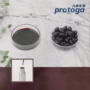 Protoga fabrika fiyat yüksek potens Haematococcus pluvialis özü astaxanthin softgel kapsül