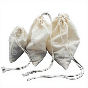 Eco-Friendly Reusable Decoction Medicine Filtration Separation of Residue Cotton Gauze Filter Bag with Drawstring - Product Image 2