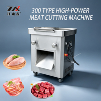 Trancheuse à viande KEBAB commerciale haute performance avec moteur, machine automatique de découpe en cubes et en bandes