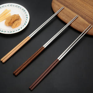 Palillos fritos de acero inoxidable 304, más palillos antideslizantes resistentes a altas temperaturas largas, palillos <span class=keywords><strong>Lo</strong></span> Mein de 40cm - Product Image 4