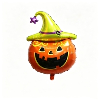 Ballons en Mylar à motif de dessin animé, vente en gros, nouveauté 2026, ballons gonflables en forme de citrouille d'Halloween, jouets gonflables, ballons en aluminium à l'hélium