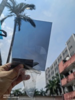 Plaques en polycarbonate solides et plates de 3 mm à 8 mm, bleu-gris et marron, avec protection UV, pour toiture