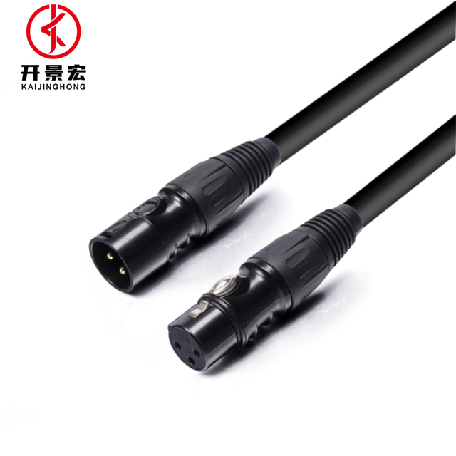 High Quality 3pin XLR Balanced Microphone Cable with Fast Shipping PVC Jacket 6mm Outer Diameter for Speakers Cars in Stock
