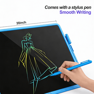 Tableta de Escritura LCD de Plástico de 20 Pulgadas para Niños, Pizarra de Dibujo para Niños y Niñas, Regalo para Niños Pequeños y Preescolares, Certificación CE, RoHS, CPC - Product Image 1