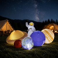 Boule gonflable géante lumineuse LED : Planètes, Globe Terrestre, Lune, Mars, Soleil, Vénus, Mercure, Saturne, Uranus, Neptune