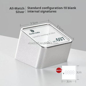 Thu nhỏ hiện đại hợp kim nhôm bảng dấu hiệu cho kệ trưng bày có tính năng thương hiệu nhỏ trang sức đồng hồ trà giá thẻ - Product Image 4