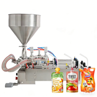 Machine de remplissage semi-automatique pour liquides visqueux, 200-5000 ml, pour bouteilles en plastique, vente chaude