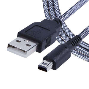Cable de Carga USB de 1.5 m para Consola de Videojuegos <span class=keywords><strong>Nintendo</strong></span> New <span class=keywords><strong>3DSXL</strong></span> NDSi 2DSLL, Cable de Alimentación, Accesorios para Juegos - Product Image 1