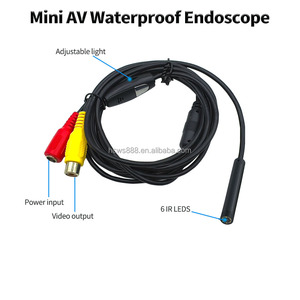 700TVL Mini AV không thấm nước nội soi kiểm tra máy ảnh kính hiển vi CMOS CCTV Analog máy ảnh - Product Image 1