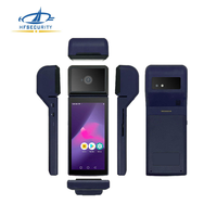 HFSecurity HP605PV Android Palm Vein Recognition POS Terminal Barcode Scan Bank Card POS Machine Biometric Handheld PDA